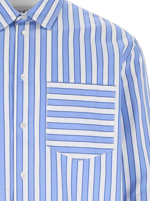 シャツ - ブルー shop online: J.W. ANDERSON