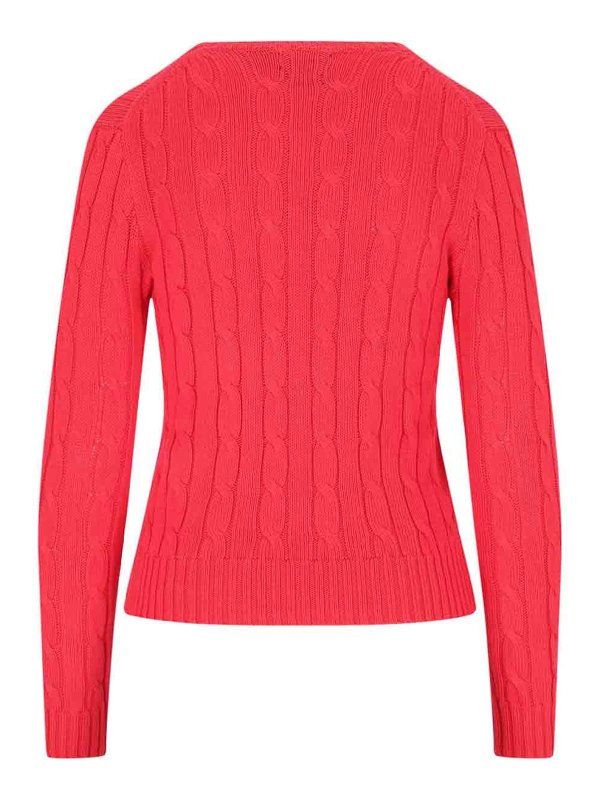 POLO RALPH LAUREN: Pull col rond online - Pull Col Rond - Rouge