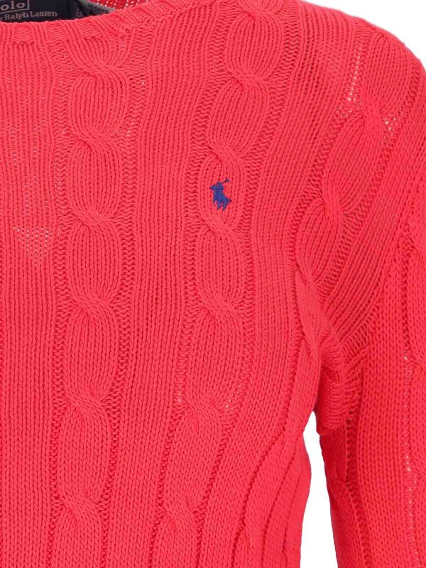The Best Shops POLO RALPH LAUREN: Pull col rond - Pull Col Rond - Rouge