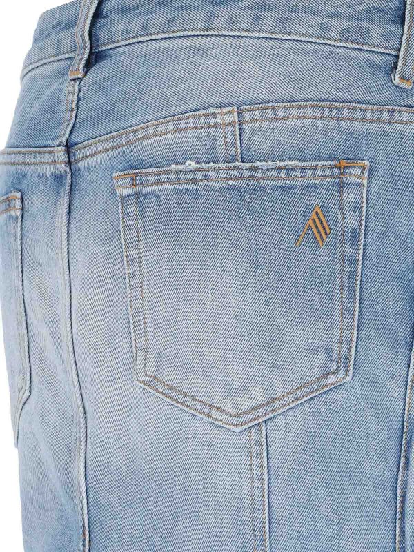 膝丈/ミディスカート - Sky Blue shop online: The Attico