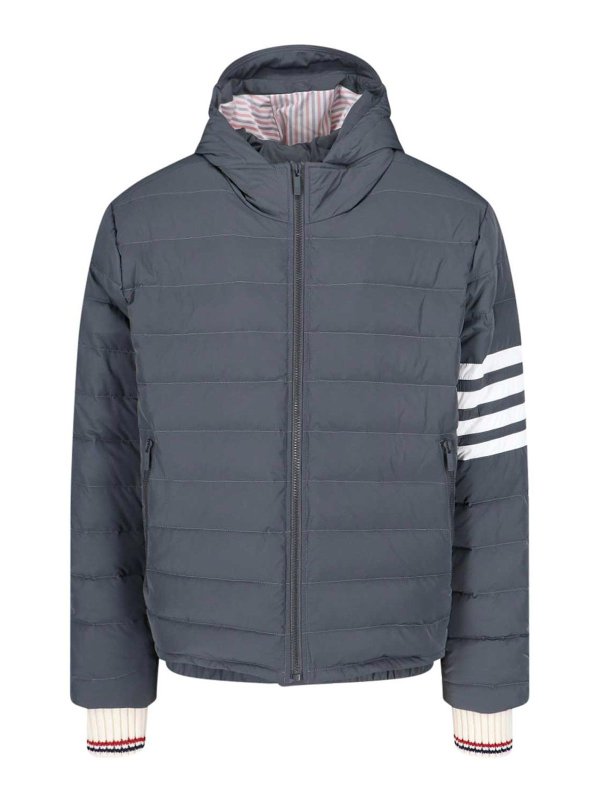 THOM BROWNE: Vestes-rembourrees - Blouson Rembourré - Gris
