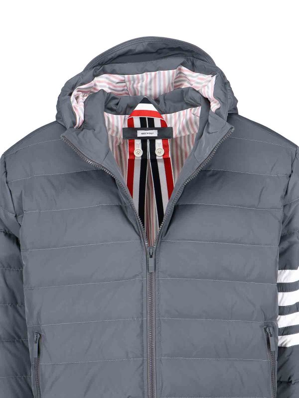 The Best Shops THOM BROWNE: Vestes-rembourrees - Blouson Rembourré - Gris