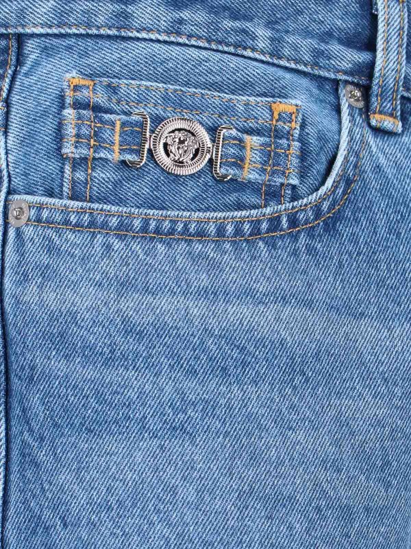 Jean Évasé - Bleu shop online: VERSACE