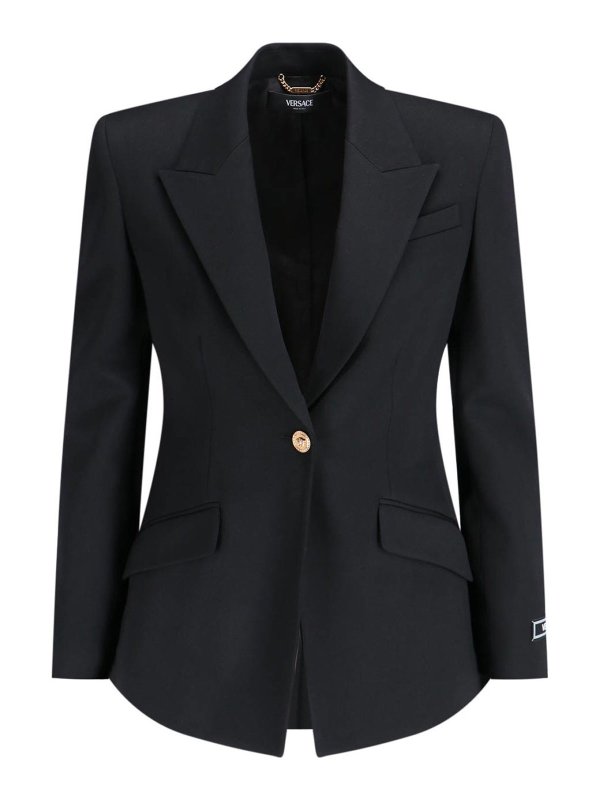 VERSACE: blazers - Single-breasted blazer