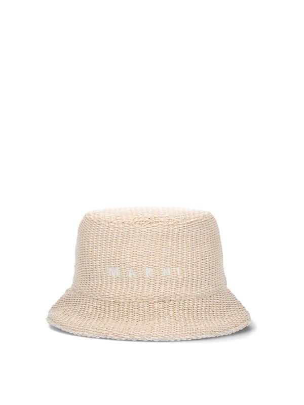 Marni: 帽子＆キャッブ - 帽子 - ベージュ