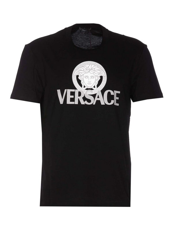 VERSACE: Camisetas - Camiseta - Negro