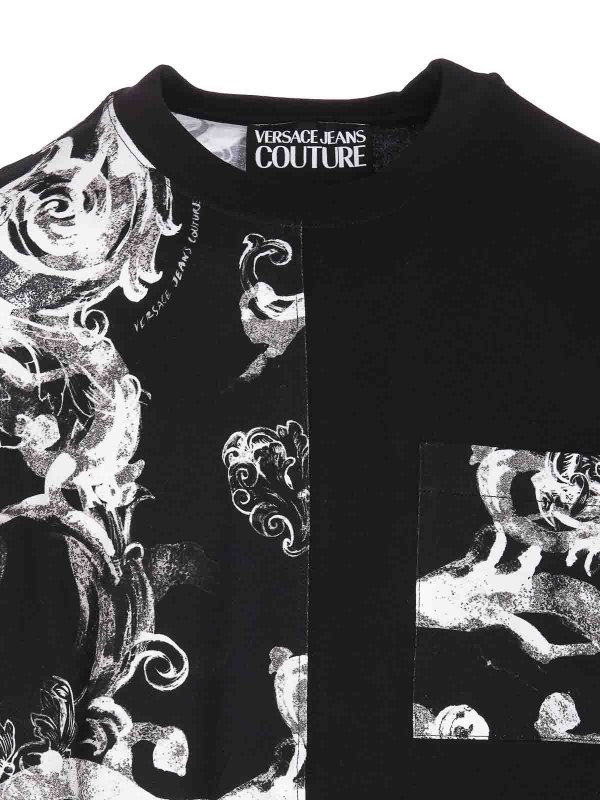 Camiseta - Negro shop online: Versace Jeans Couture