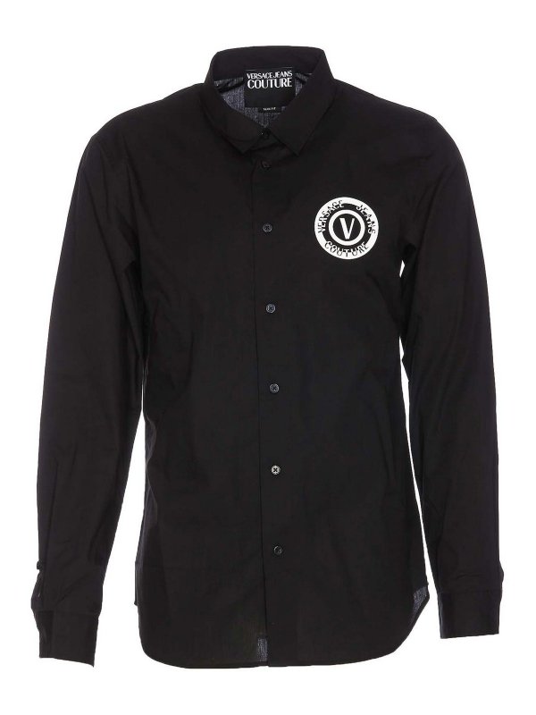 Versace Jeans Couture: シャツ - シャツ - 黒