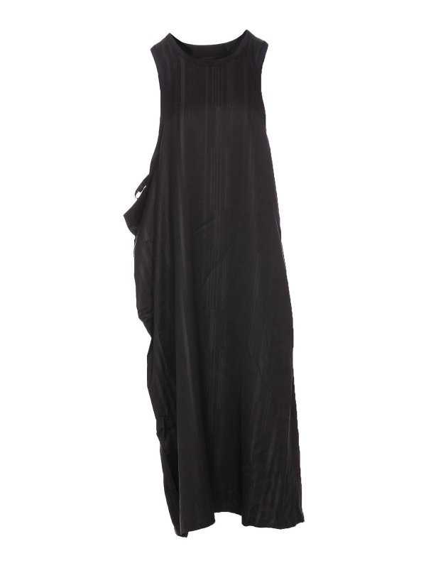 Y-3: Maxikleider - Maxikleid - Schwarz