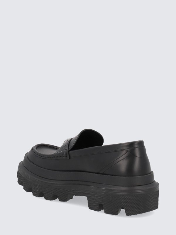 The Best Shops DOLCE & GABBANA: Loafers & Slippers - Loafers In Leather