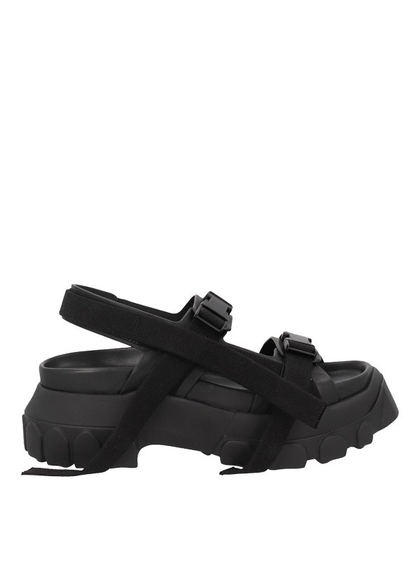 RICK OWENS: Sandalen - Sandalen - Schwarz