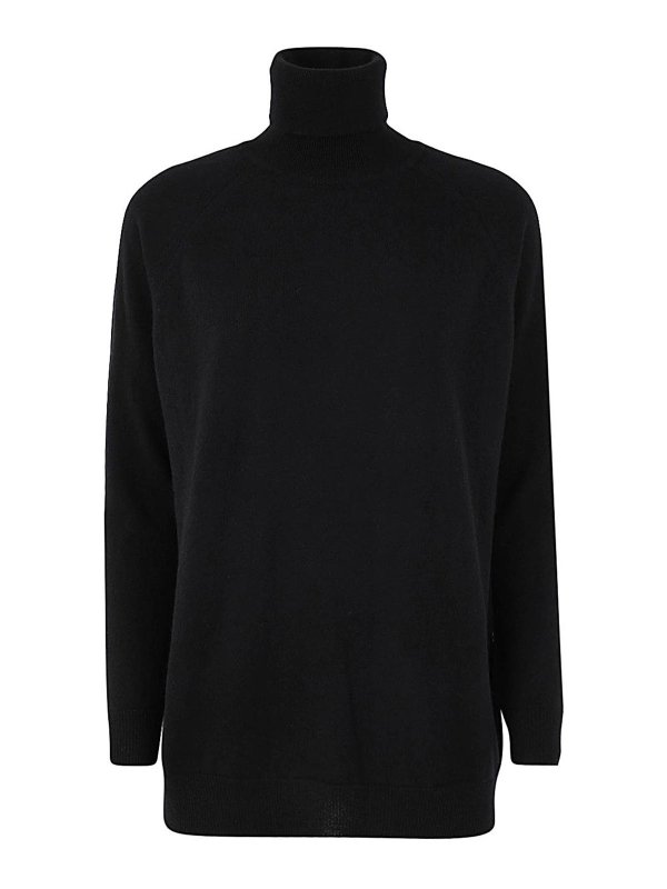 DRUMOHR: Rollkragenpullover  und Polo-Ausschnitt - Rollkragenpullover - Schwarz