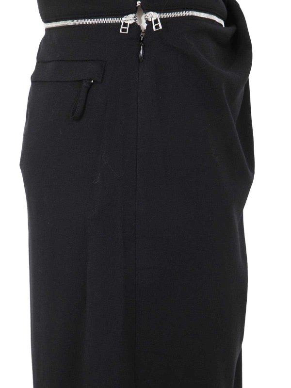 The Best Shops JACQUEMUS: Knee length skirts & Midi - La jupe bodri midi skirt deep split detail