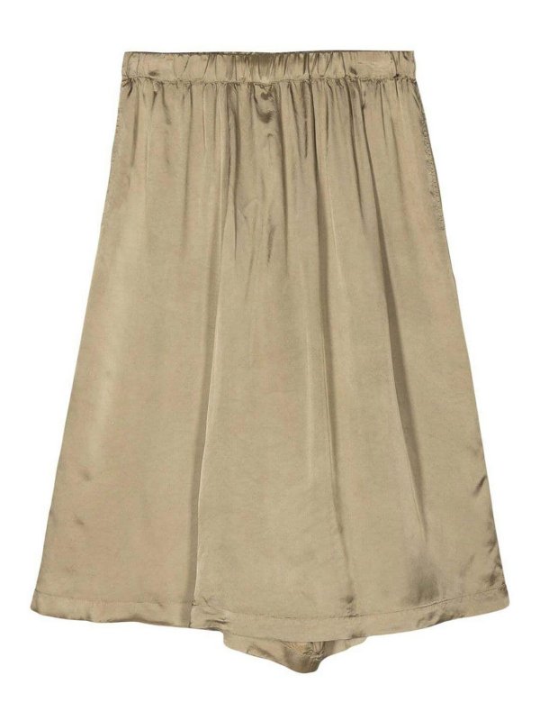 ASPESI: Knee length skirts & Midi - Yellow  skirt