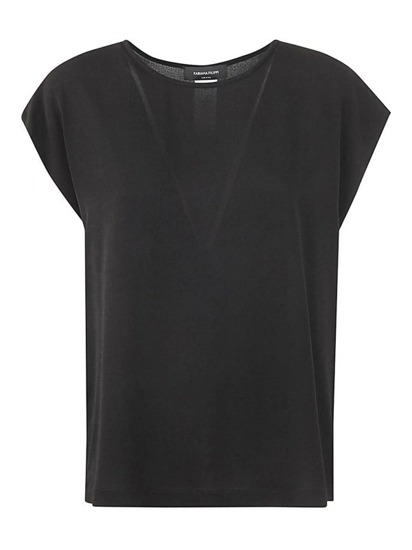 FABIANA FILIPPI: クルーネック - クルーネック - 黒