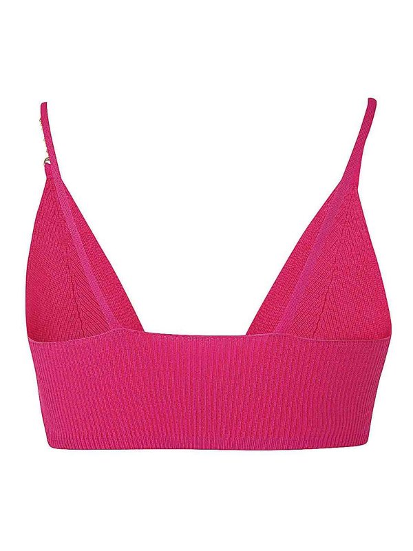 JACQUEMUS: Tops & Tank tops online - Pink top