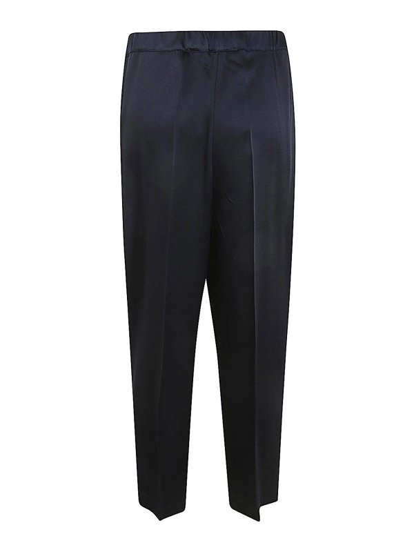 LIVIANA CONTI: pantaloni casual online - Pantaloni cropped con elastico in vita