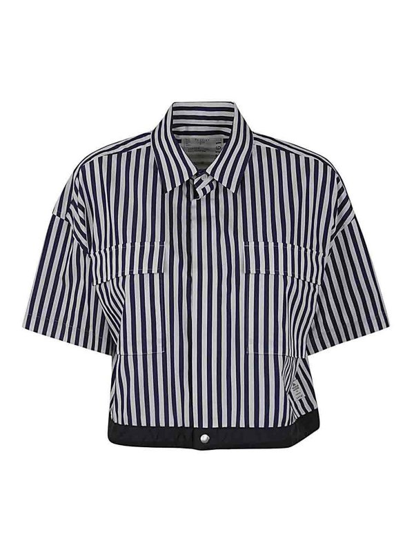 Sacai: Camisas - Camisa - Azul