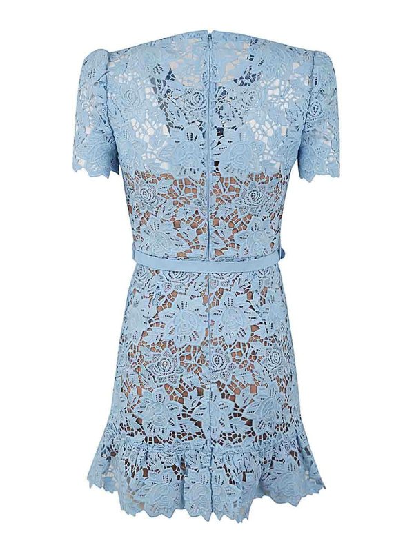 Self Portrait: Kurze Kleider online - Kurzes Kleid - Blau