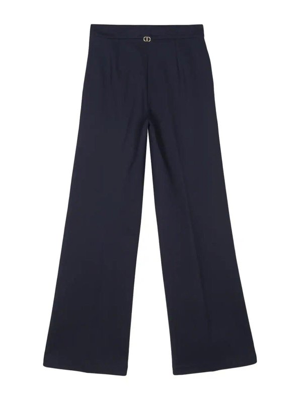 TWINSET: casual trousers online - Wide leg pants