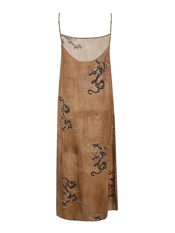 UMA WANG: Knielange Kleider online - Knielanges Kleid - Rosa