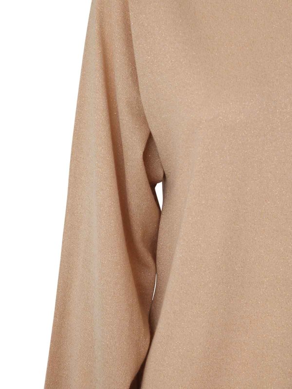 The Best Shops FABIANA FILIPPI: Suéteres con cuello pico - Suéter Cuello Redondo - Marrón