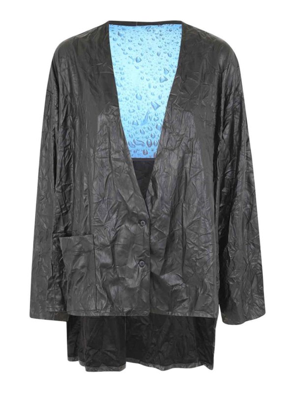 MARIA CALDERARA: クルーネック - クルーネック - 黒