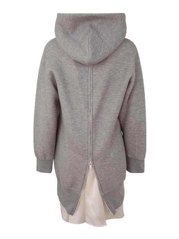 Sacai: Sweatshirts und Pullover online - Sweatshirt - Grau