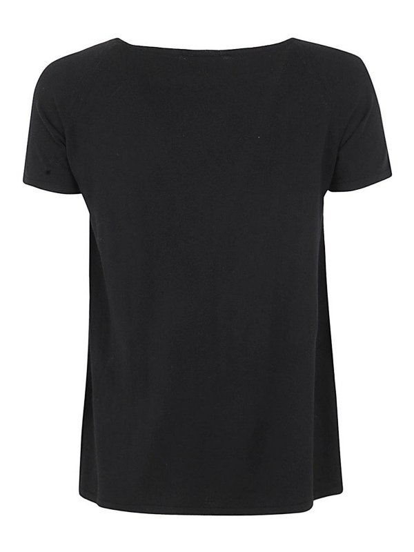 BASE: Strickpullover mit Rundhalsausschnitt online - Rundhalspullover - Schwarz