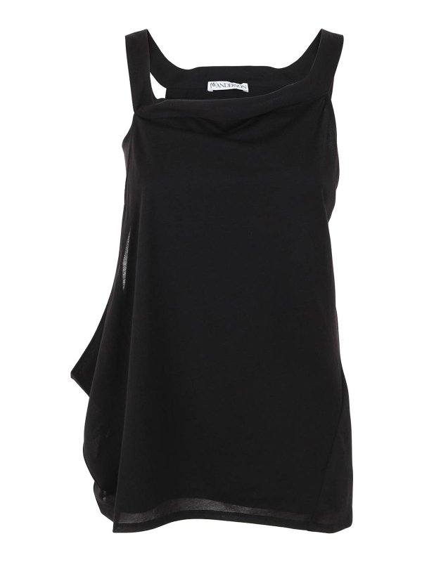 J.W. ANDERSON: Tops und Tank Tops - Top - Schwarz