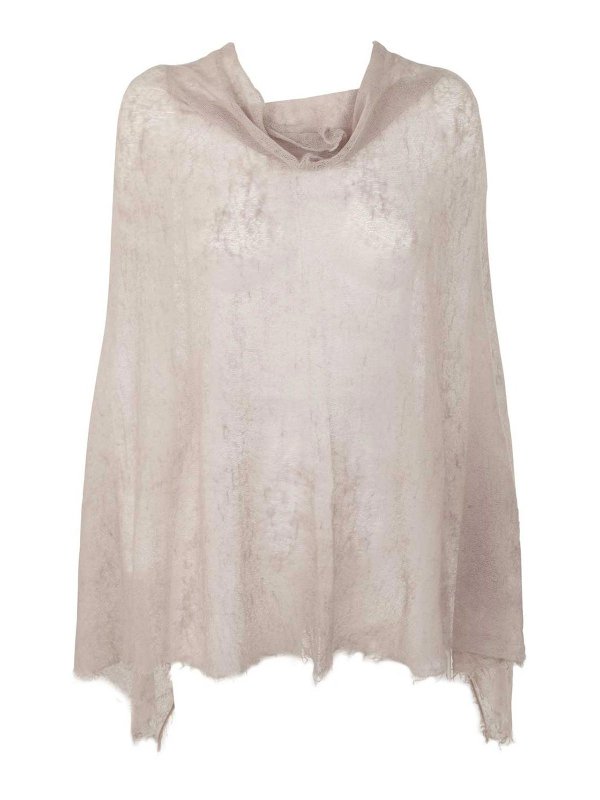 MIRROR IN THE SKY: ケープ＆ポンチョ - ケープ/ポンチョ - 白