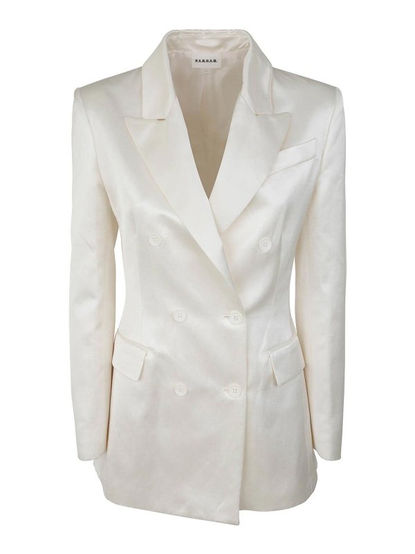 P.A.R.O.S.H.: Blazer - Blazer - Weiß