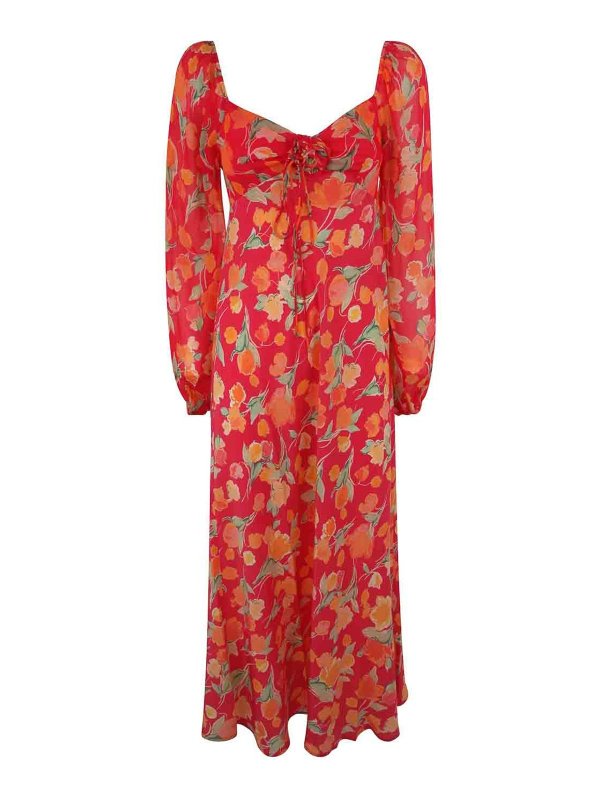 RIXO: Maxikleider - Maxikleid - Rot