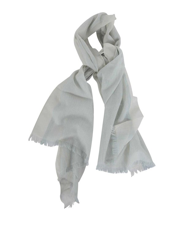 EMPORIO ARMANI: Bufandas y pañuelos - Bufanda - Blanco
