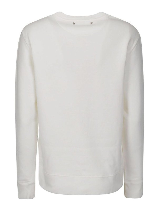GOLDEN GOOSE: Sweatshirts und Pullover online - Sweatshirt - Weiß