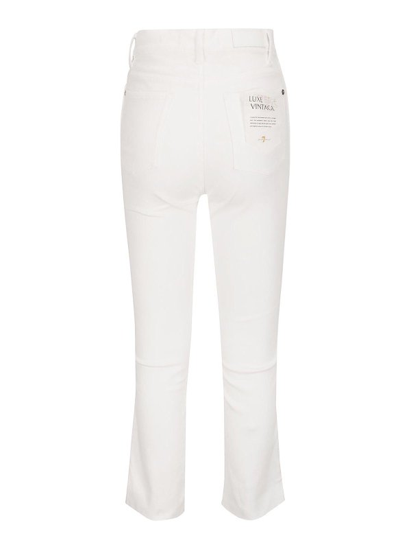7 FOR ALL MANKIND: Straight Leg Jeans online - Straight Leg Jeans - Weiß