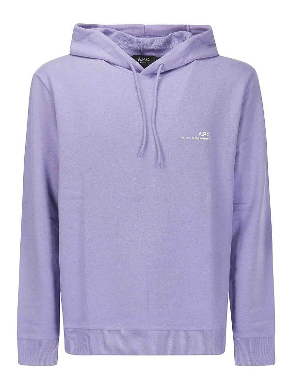 A.P.C.: Sweatshirts und Pullover - Sweatshirt - Lila
