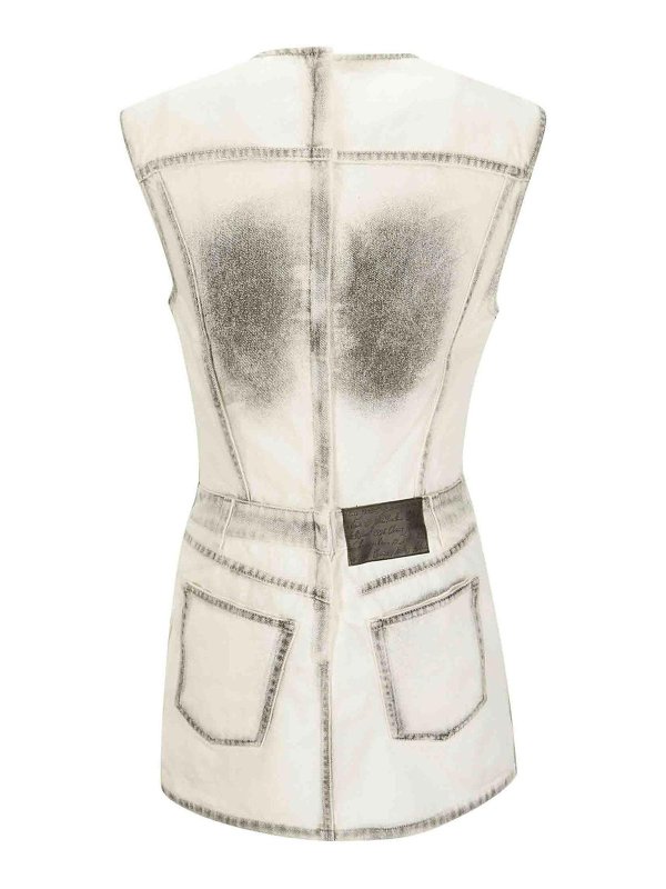 Acne Studios: Robes courtes online - Robe Courte - Blanc