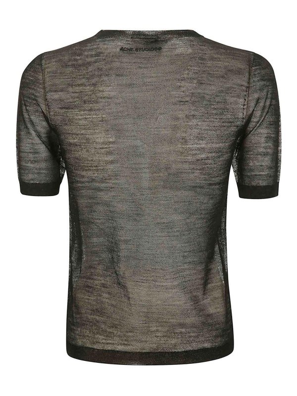 Acne Studios: T-shirts online - T-Shirt - Noir