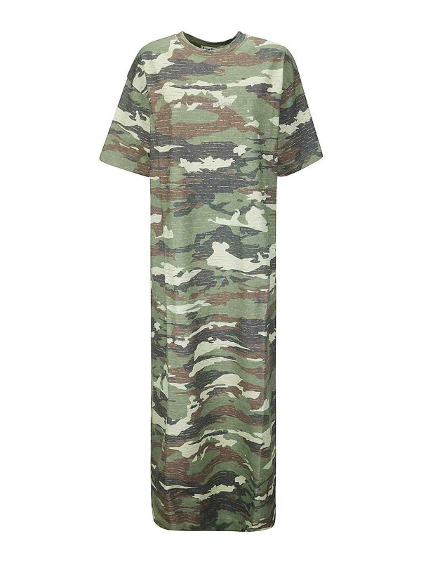 Acne Studios: Abendkleider - Abendkleid - Grün