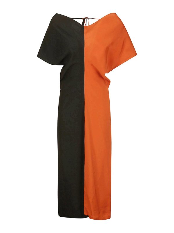 COLVILLE: knee length dresses - Draped neck dress