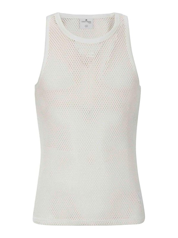 Courreges: Tops und Tank Tops - Top - Weiß