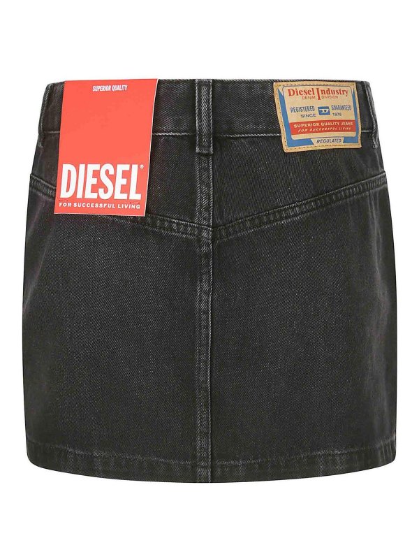 DIESEL: mini skirts online - Denim mini skirt
