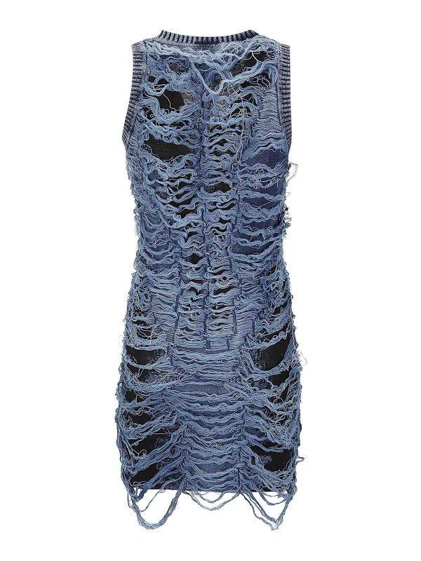 DIESEL: U-Boot-Ausschnitt online - U-Boot-Pullover - Blau