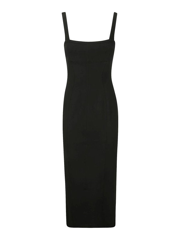 HELMUT LANG: knee length dresses - Sheath dress