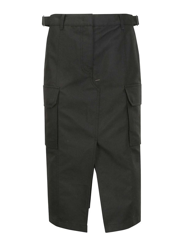 JUUN J: Faldas media pierna y semilargas - Falda Semilarga - Negro