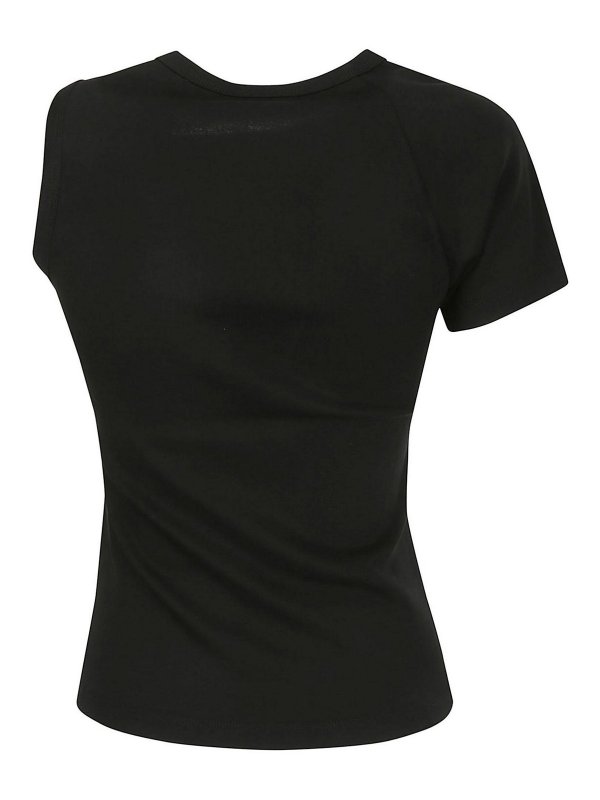 JUUN J: t-shirts online - One-shoulder t-shirt