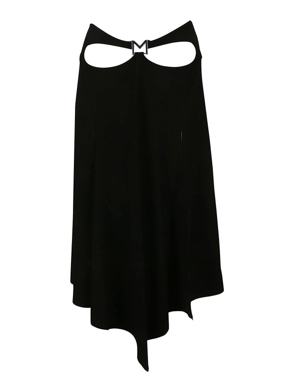 MUGLER: Knielange und Midi Röcke - Midirock - Schwarz