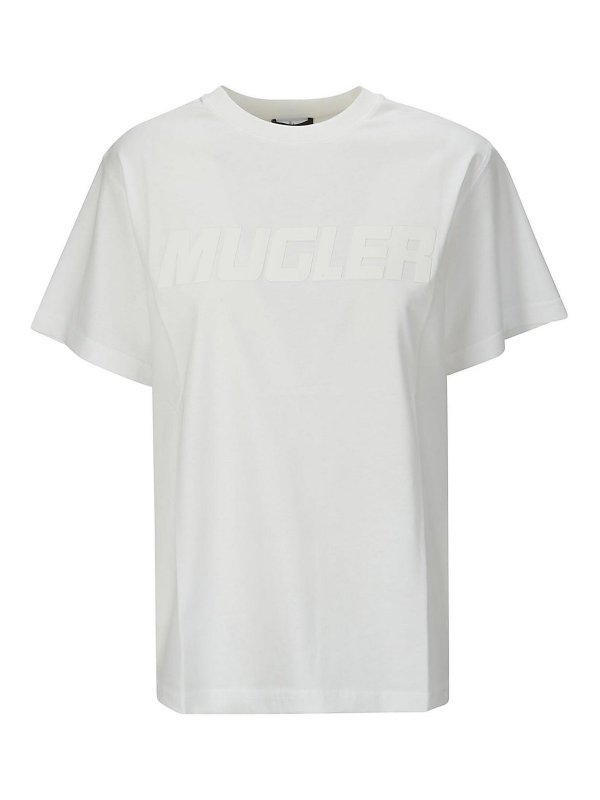 MUGLER: T-shirts - T-Shirt - Weiß