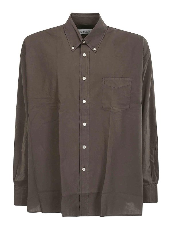OUR LEGACY: Hemden - Hemd - Braun